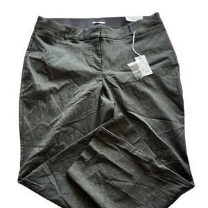 NWT Lane Bryant The Allie Gray Skinny Ankle No Visible Pockets Regular Fit Pants